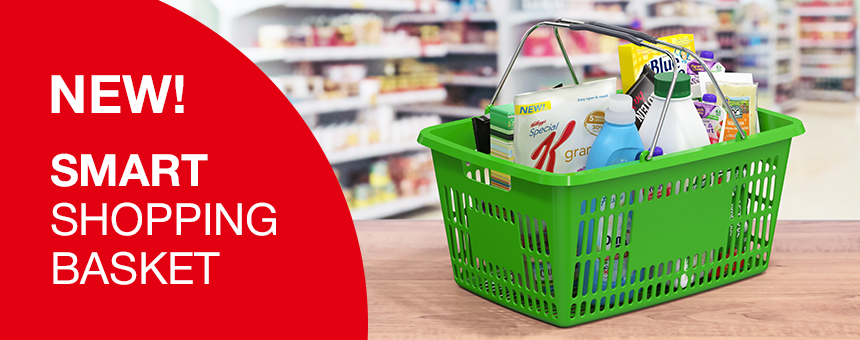 New! SMART shopping basket!