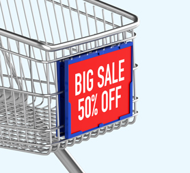 Shopping trolley frames