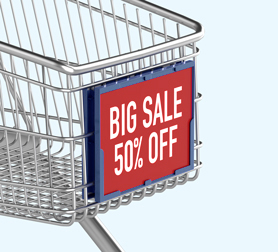 Shopping trolley frames