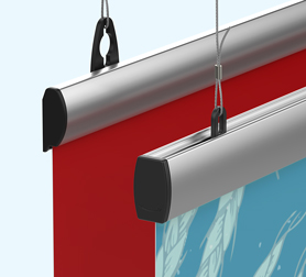 Aluminum poster profiles