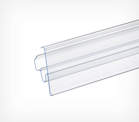 Price label holder for TEGO type shelves LST