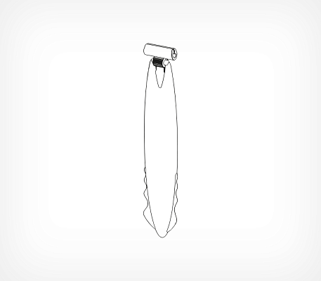 Price holders for ice DELI-ICE-SET drawing with dimensions