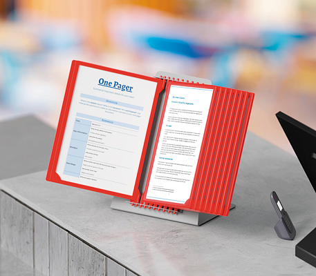 Using the info display flip frame INFOLINE-ECO