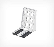 Large plastic back support with airflow function