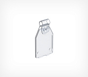 Injected label holder for hooks
