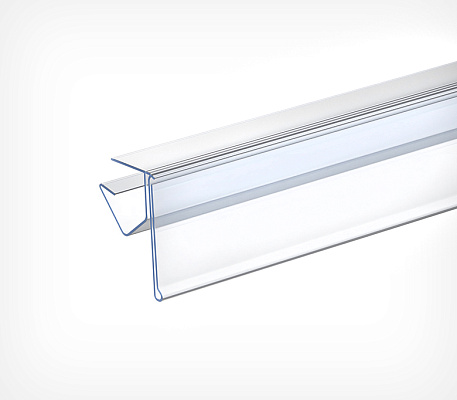 Label holder for wooden shelves ANT