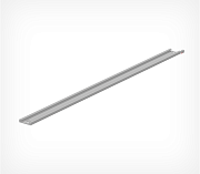 Pusher rail with 2 holes