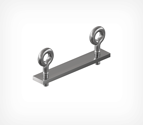 Metal connector with loop UNI-JOIN