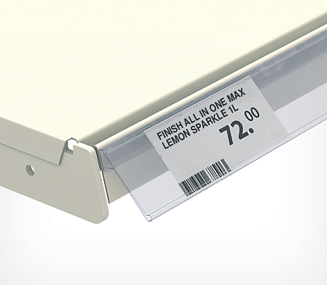 Using the universal datastrip with adhesive tape. CLPT