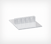 Vertical plastic price holder