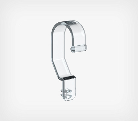 Poster suspension hook for EZTRACK EZ-PUNCH-HOOK