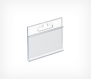 Hang-on label holder for hooks