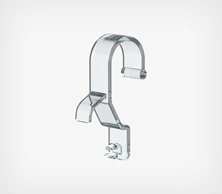 Poster suspension hook for EZTRACK EZ-PUNCH-HOOK