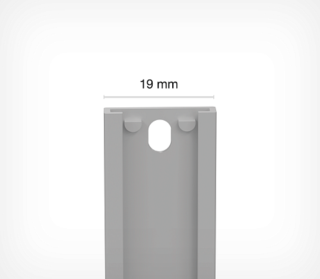 Using the pusher rail with 2 holes PUSHER RAIL-19