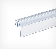 Price label holder for wire shelves