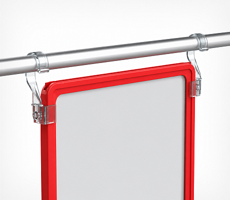 Using the swivel hanging hook clip TUBE HOOK