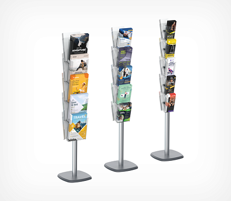 Wall-mounted leafter holder DISP-W