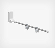 Magnetic sign holder with straight tube