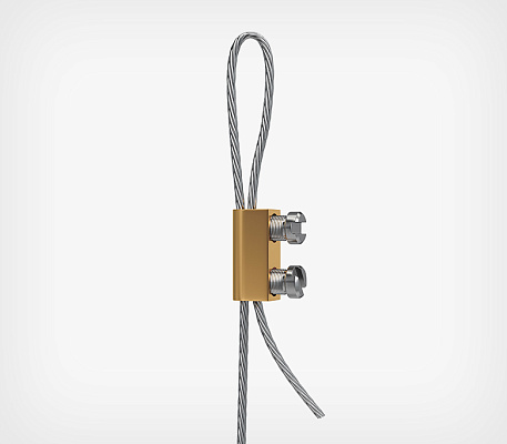 Using the locking wire clip with screws WIRE FIT