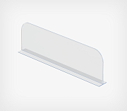 Injected freestanding T-divider