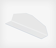 Injected freestanding L-divider