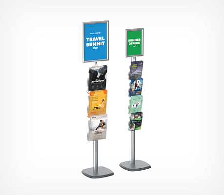 Wall-mounted leafter holder DISP-W