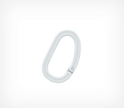 Oval plastic rings