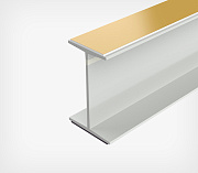 FORTA ROLLER double-T rail with hinge