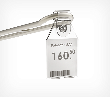 Injected label holder for hooks PP-TAG