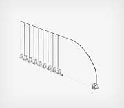 Breakable 120 mm divider