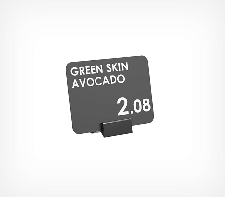 Plastic price holder PRISM