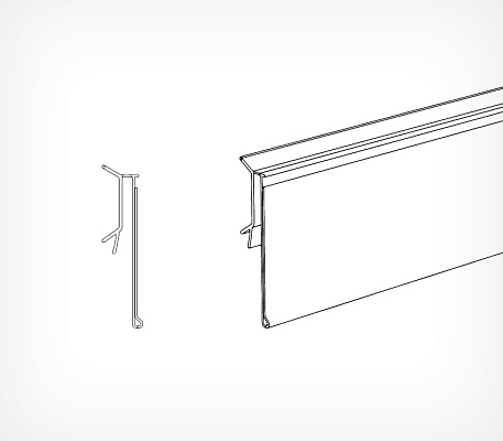Datastrip from Intrac IMZ25 shelves IMZ39 drawing with dimensions