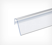 Datastrip for wire baskets
