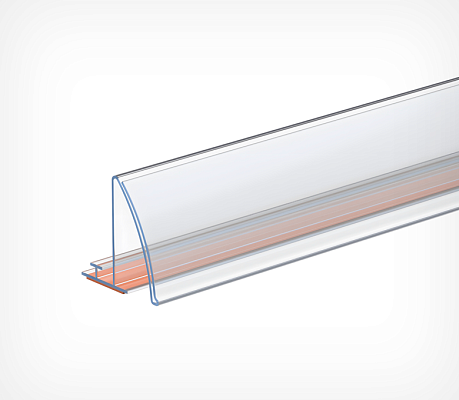 Curved branding profile PRO40