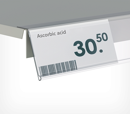 Using the universal datastrip with adhesive tape HEL
