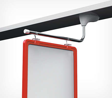 Using the frame hook clip UP-CLIP