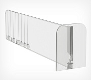 Breakable 120mm T-divider with a detachable wide T-front