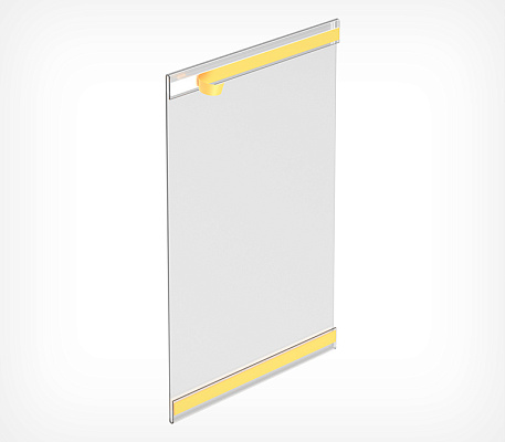 Using the plastic sleeves with adhesive tape PS-T
