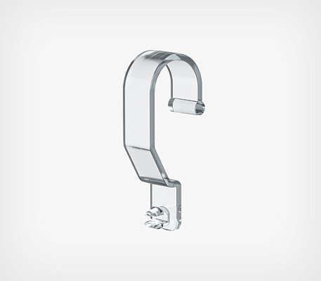 Poster suspension hook for EZTRACK EZ-PUNCH-HOOK