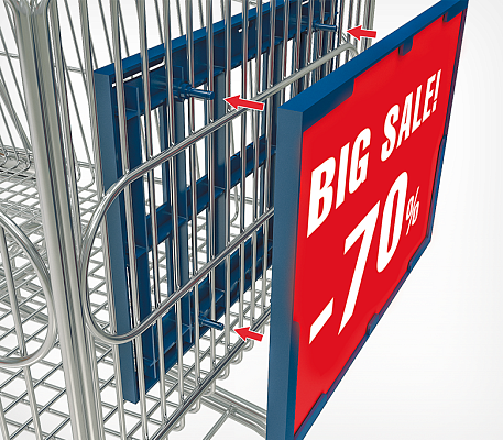 Shopping trolley frame TF-A4
